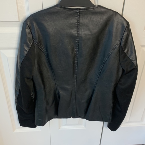 Cleo Petites Faux Leather Jacket Size XS - Picture 6 of 12